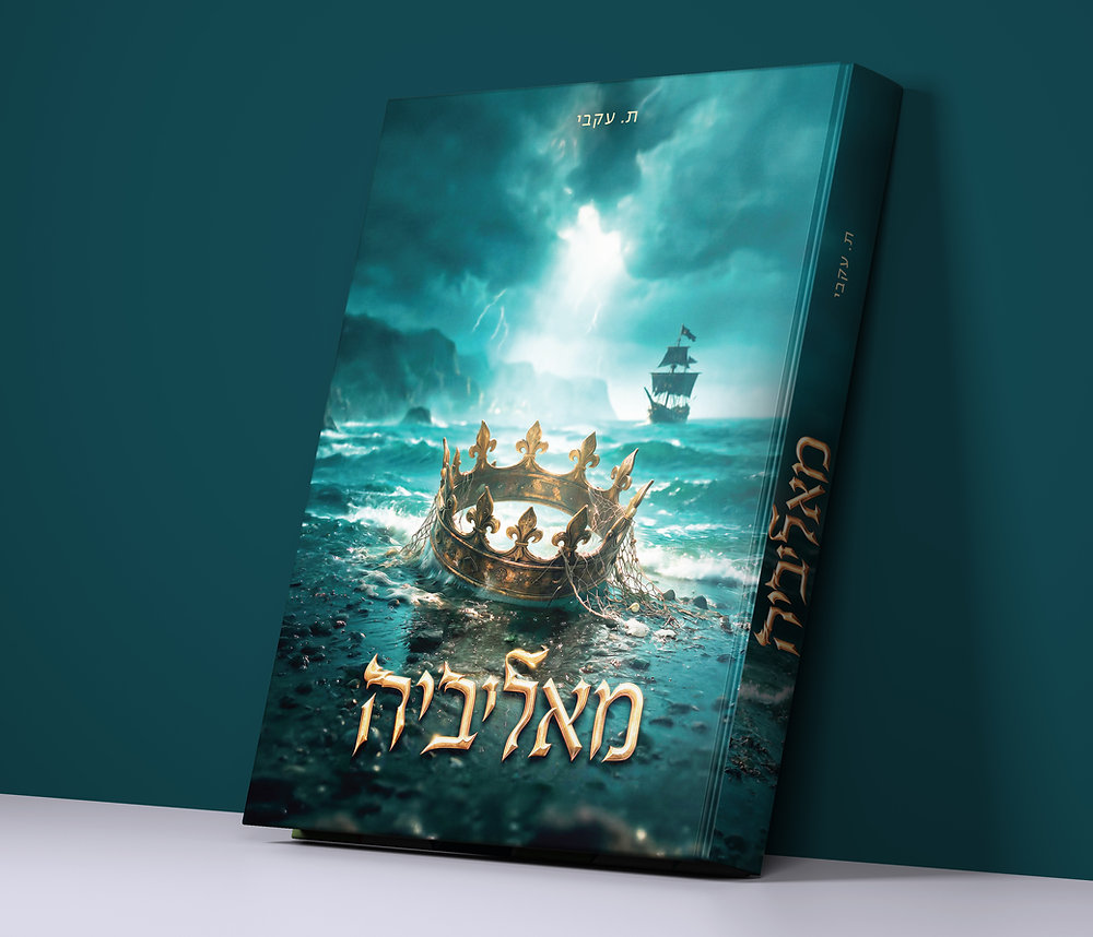עיצוב כריכה ל'מאליביה' ספרה החדש של ת. עקבי